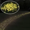 Garden Stones-200 Count Glow In The Dark Solar Pathway Pebble Lights-Decorative Glowing Rocks By Nature Spring (Yellow) -Home Improvement Store GUEST 95bf8a01 b2da 44ab bf59 b93e4e1d1469