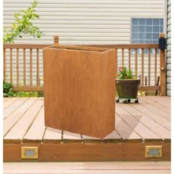 26.8" Rectangular Concrete Indoor/Outdoor Planter Faux Weathering Steel Finish - Rosemead Home & Garden, Inc. -Home Improvement Store GUEST 997cfb75 bcd2 49c7 b075 204bd4c4a0a6