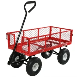 Sunnydaze Decor Sunnydaze Outdoor Lawn And Garden Heavy-Duty Durable Steel Mesh Utility Wagon Cart With Removable Sides 25 Sunnydaze Decor Sunnydaze Outdoor Lawn And Garden Heavy-Duty Durable Steel Mesh Utility Wagon Cart With Removable Sides -Home Improvement Store GUEST 9a60b7c9 0403 44a7 aa6c db5f7e02b68c