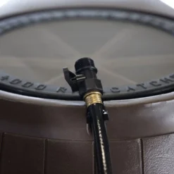 FCMP Outdoor RC4000 50 Gallon Heavy Duty Outdoor Home Rain Water Catcher Barrel Container Bin With Spigots And Mesh Screen, Brown -Home Improvement Store GUEST 9b54b4de c18b 4bb9 a243 4eaa8f409c5a 2