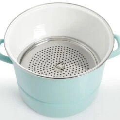 Kenmore 16 Quart Stainless Steel Pot In Blue With Steamer Insert And Glass Lid -Home Improvement Store GUEST 9b733efc f3ea 41a6 b386 37ebcfd2ee02