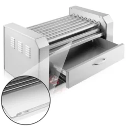 Olde Midway Electric Hot Dog Roller Grill Machine With Bun Warmer, Commercial Grade -Home Improvement Store GUEST 9c74ac38 c57a 4b57 b383 ed77933b255e