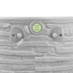 Good Ideas Impressions Riverwalk 50-Gallon Faux Slate Surface Dual Spigot Locations Rain Barrel W/2 Brass Spigots & Screen, Light Granite -Home Improvement Store GUEST 9eaa99bb 78f4 4715 8221 6b9b353226d8