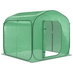Outsunny 7' X 7' X 6' Portable Walk-in Greenhouse, Pop-up Setup, Outdoor Garden Canopy Hot House, Zipper Door -Home Improvement Store GUEST 9f67e8dc f553 4d5c a9f9 38e99f465490