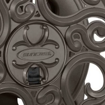 Suncast Sidewinder Side Scroll 60 Foot Hose Capacity Resin Decorative Wall Mount Hose Reel, Bronze 5 Suncast Sidewinder Side Scroll 60 Foot Hose Capacity Resin Decorative Wall Mount Hose Reel, Bronze - Image 3