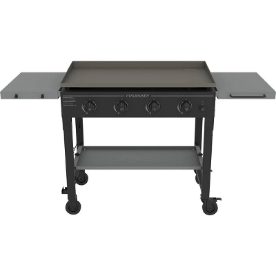 Megamaster 4-Burner Griddle Grill With Stainless Steel Spatula 720-0786FSP 4 Megamaster 4-Burner Griddle Grill With Stainless Steel Spatula 720-0786FSP - Image 2