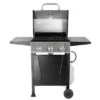 Grill Boss GBC1932M Outdoor BBQ 3 Burner Propane Gas Grill For Barbecue Cooking With Top Cover Lid, Wheels, And Side Storage Shelves, Black -Home Improvement Store GUEST a3b04730 2506 4c16 b70e 184478c16917