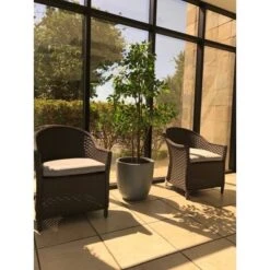 17" Kante Lightweight Concrete Modern Seamless Outdoor Planter Gray - Rosemead Home & Garden, Inc. -Home Improvement Store GUEST a41fbd44 235c 4c9f a846 a1dfd2154c66