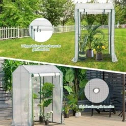 Costway 39'' X 32'' X 59'' Walk-in Garden Greenhouse Warm House For Plant Growing 15 Costway 39'' X 32'' X 59'' Walk-in Garden Greenhouse Warm House For Plant Growing -Home Improvement Store GUEST a44b9a83 804d 49ca 8165 38ce1ad8342b