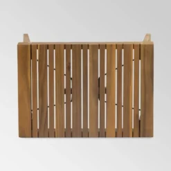 Kyoto Acacia Wood Folding Side Table - Teak - Christopher Knight Home 11 Kyoto Acacia Wood Folding Side Table - Teak - Christopher Knight Home -Home Improvement Store GUEST a4881faa ed00 4a6e b4d6 5a44eeb86589