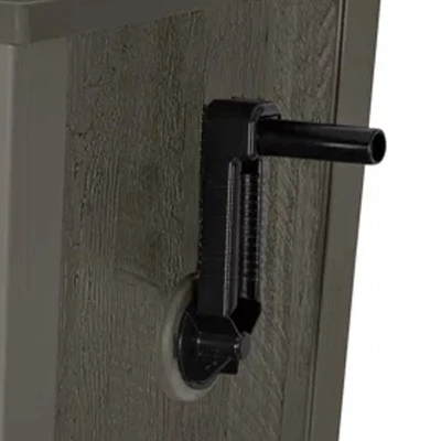 Suncast Farmington Smart Tube Weatherproof Outdoor Hideaway Standard Garden Hose Storage Pot Container With Brass Connections, Stoney 6 Suncast Farmington Smart Tube Weatherproof Outdoor Hideaway Standard Garden Hose Storage Pot Container With Brass Connections, Stoney - Image 4