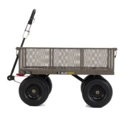 Gorilla Cart GORMP-12 5 Cubic Feet 1200 Pound Capacity Heavy Duty Durable Steel Multi Use Quick Dump Wagon Utility Cart W/ 2 In 1 Towing Handle, Gray -Home Improvement Store GUEST a6451f02 b657 4334 b897 1a52a71e900a