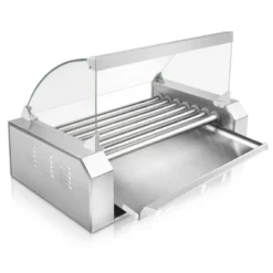 Olde Midway Electric Hot Dog Roller Grill Cooker With Glass Cover, Commercial Grade Machine -Home Improvement Store GUEST a85a9cb4 bdbe 456e 805e 8cf98a22c1df