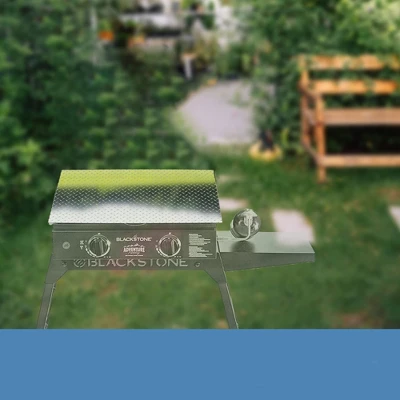 Flybold 36" Griddle Cover With Waterproof Aluminum Diamond Plate And Stainless Steel Handle For Outdoor BBQ Hood Blackstone Griddle Accessories 4 Flybold 36" Griddle Cover With Waterproof Aluminum Diamond Plate And Stainless Steel Handle For Outdoor BBQ Hood Blackstone Griddle Accessories - Image 2