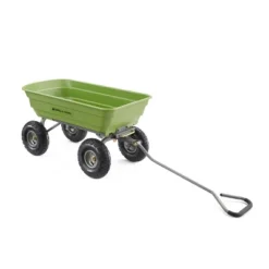 Gorilla Carts 600 Pound Capacity Heavy Duty Poly Yard Garden Steel Quick Dump Utility Wheelbarrow Wagon Trolley Cart With Straight Pull Handle, Green 9 Gorilla Carts 600 Pound Capacity Heavy Duty Poly Yard Garden Steel Quick Dump Utility Wheelbarrow Wagon Trolley Cart With Straight Pull Handle, Green -Home Improvement Store GUEST aa1e739e 4f60 46c9 8e56 6013d72e484a