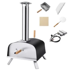 Costway 12" Multi-Fuel Pizza Oven Propane & Wood Fired Pizza Maker Portable -Home Improvement Store GUEST ab22d72c 62df 436c b428 746fbd5bafe8