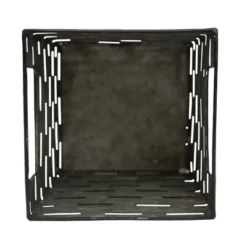 Flower Tin Galvanized Metal Planter - Foreside Home & Garden -Home Improvement Store GUEST ab4b79e4 b07a 4fc8 b89e 7ff993bb85f1