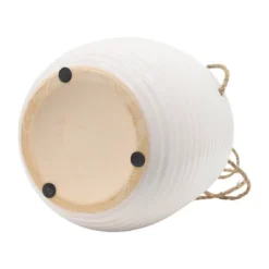 Sagebrook Home 7" Wide Hanging Planter Pot White -Home Improvement Store GUEST ad69d3b1 22be 42b3 a22f 3621757dea49