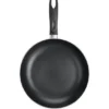 NutriChef Black Small Fry Pan, 8-Inch Kitchen Cookware, Black Coating Inside, Heat Resistant Lacquer Outside (Black)