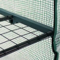 Sunnydaze Decor Sunnydaze Outdoor Portable Growing Rack 2-Tier Greenhouse With Roll-Up Door - 2 Shelves - Green -Home Improvement Store GUEST b0303dc1 91cb 46f3 8438 9ba1c97ba2fe