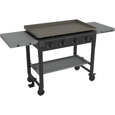 Megamaster 4-Burner Griddle Grill With Stainless Steel Spatula 720-0786FSP 3 Megamaster 4-Burner Griddle Grill With Stainless Steel Spatula 720-0786FSP
