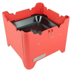 Permasteel Square Portable Charcoal Grill PG-40C10-RD - Red -Home Improvement Store GUEST b21cd213 38aa 4c79 9ad3 e0f5349540bf