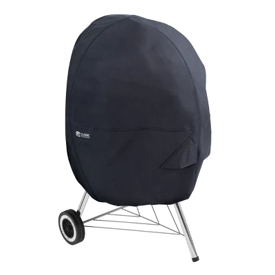 Classic Accessories 26.5" Water Resistant Kettle Grill Cover With Chimney 3 Classic Accessories 26.5" Water Resistant Kettle Grill Cover With Chimney