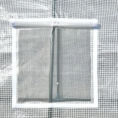 Outsunny 7' X 3' X 7' Outdoor Walk-In Greenhouse, Plant Nursery With Roll-up Windows, PE Cover, And 3 Wire Shelves 7 Outsunny 7' X 3' X 7' Outdoor Walk-In Greenhouse, Plant Nursery With Roll-up Windows, PE Cover, And 3 Wire Shelves - Image 5