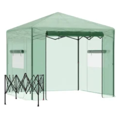 OutsunnyPortable Pop-up Walk-in Greenhouse With Roll-up Door -Home Improvement Store GUEST b59b348f 09c6 4d99 b32a 036f33f6e6ac