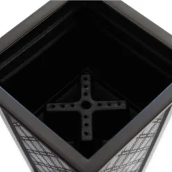 FCMP Outdoor Resin 24" Tall Indoor/Outdoor Self-Watering Pedestal Taper Planter For Potted Plants & Flowers -Home Improvement Store GUEST b671e3ce 9063 4134 bc10 c58c4b022054