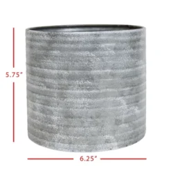 White Metal Planter - Foreside Home & Garden -Home Improvement Store GUEST ba6d9035 826a 49cc b073 613f553ca9ef
