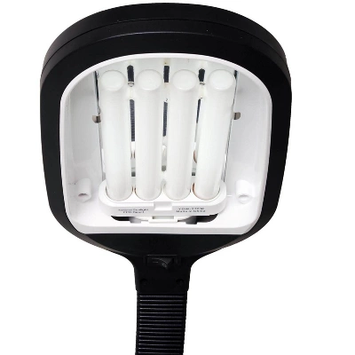 Hydrofarm Agrobrite FLF27DF 27W 120V Indoor Gooseneck Adjustable 48' To 61' Standing Plant Lamp Light With 6 Foot Power Cord, Black 3 Hydrofarm Agrobrite FLF27DF 27W 120V Indoor Gooseneck Adjustable 48' To 61' Standing Plant Lamp Light With 6 Foot Power Cord, Black