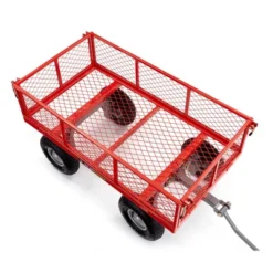 Gorilla Cart 800lbs. Capacity Heavy Duty Durable Steel Mesh Flatbed Garden Utility Wagon - Red 8 Gorilla Cart 800lbs. Capacity Heavy Duty Durable Steel Mesh Flatbed Garden Utility Wagon - Red -Home Improvement Store GUEST bc9343aa 68cd 45fb 8678 7c9454775b31