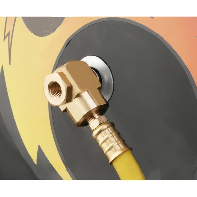 Fleming Supply Retractable Rubber Air Hose Reel, 20.75" X 7" X 19" 9 Fleming Supply Retractable Rubber Air Hose Reel, 20.75" X 7" X 19" - Image 7