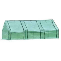Aoodor 9 Ft. X 3 Ft. X 3 Ft. Mini Outdoor Greenhouse Three Zipped Doors -Home Improvement Store GUEST bda3addf d5a3 4a8d 9474 f2a8971e2a4e