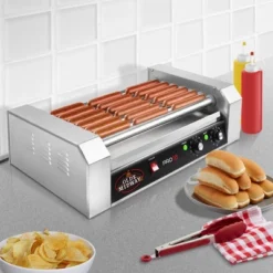 Olde Midway Electric Hot Dog Roller Grill Cooker, Commercial Grade Machine -Home Improvement Store GUEST be50d501 206d 4bde 871e 099e450ede09