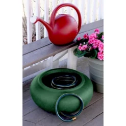 The HC Companies 21 Inch Plastic Outdoor Patio Garden Hose Discrete Storage Hideaway Pot For Hoses 75 To 100 Feet Long, Terra Cotta -Home Improvement Store GUEST be5dab32 9918 4c26 b126 abfc3613c3cb