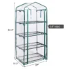 Costway Portable Mini Walk In Outdoor 4 Shelves Greenhouse -Home Improvement Store GUEST c0e3970d 9f38 48b8 8307 8c10551712ab