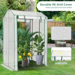 Costway 39'' X 32'' X 59'' Walk-in Garden Greenhouse Warm House For Plant Growing 16 Costway 39'' X 32'' X 59'' Walk-in Garden Greenhouse Warm House For Plant Growing -Home Improvement Store GUEST c197ea17 a025 4dd4 ade4 587afa2e22de