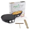 NutriChef 12 Inch Electric Nonstick Griddle Pancake Crepe Injera Blitnz Maker Hot Plate Cooktop With Crepe Turner And Pastry Spreader Tools, Black -Home Improvement Store GUEST c2e36723 20b6 49cd 901b b9244696dd4a