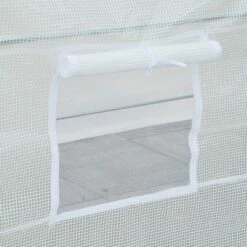 Outsunny 20' X 10' X 7' Large Walk-in Greenhouse, Steel Frame, PE Cover, 2 Doors, Outdoor Tunnel Hoop Hot House Kit, White -Home Improvement Store GUEST c6040ee5 c24c 4785 bf59 2c550d927929