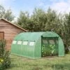 Outsunny Walk-in Tunnel Greenhouse With 2 Zippered Mesh Doors Upgraded Hot House, Green, 13' X 10' X 6.5' -Home Improvement Store GUEST c666e207 cc1c 474f be78 101b304384a4
