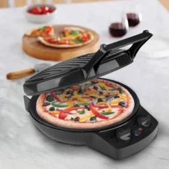 Courant 12 Inch Electric Griddle And Pizza Maker W/ Dial, Opens 180° -Home Improvement Store GUEST c82166ab 67d6 4db2 8386 e0e5bfe33f31