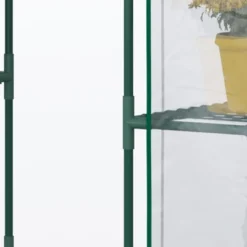 Outsunny 56" X 29" X 77" Mini Greenhouse, Walk-in Greenhouse, Garden Hot House With 4 Shelves, Roll-Up Door And Weatherized Cover, Deep Green -Home Improvement Store GUEST cbf7e9ce c137 4635 9702 7c7da18a72e4