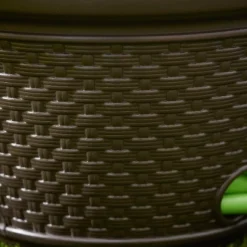 Suncast 100 Foot Resin Wicker Garden Water Hose Caddy Storage Holder Pot, Java -Home Improvement Store GUEST cbfb66dd f08f 4388 8dd4 643cbbba7bf1