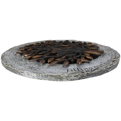 Roman The Blessing Of Family Decorative Tree Spring Outdoor Garden Patio Stepping Stone 12" 4 Roman The Blessing Of Family Decorative Tree Spring Outdoor Garden Patio Stepping Stone 12" - Image 2