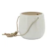 Sagebrook Home 7" Wide Hanging Planter Pot White -Home Improvement Store GUEST cfd0f9d3 9b95 40e5 8b8a 1861172b9309