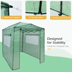 Costway 6'x 8' Portable Walk-in Greenhouse Pop-up Folding Plant Gardening W/Window 17 Costway 6'x 8' Portable Walk-in Greenhouse Pop-up Folding Plant Gardening W/Window -Home Improvement Store GUEST d1dce144 f939 4a19 887d fe9d4ec4c114