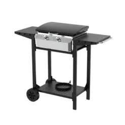 Nexgrill 300-0015 2 Burner Griddle Cart With Spatula - Black -Home Improvement Store GUEST d2e38504 7a3a 4a27 a4de d8e5843dd80f