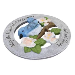 Home & Garden 11.5" Bluebird Garden Stone Yard Decor Flower Roman, Inc - Stepping Stones And Pathways -Home Improvement Store GUEST d3928de1 dac8 4b5b 8649 9dddc6cc2140